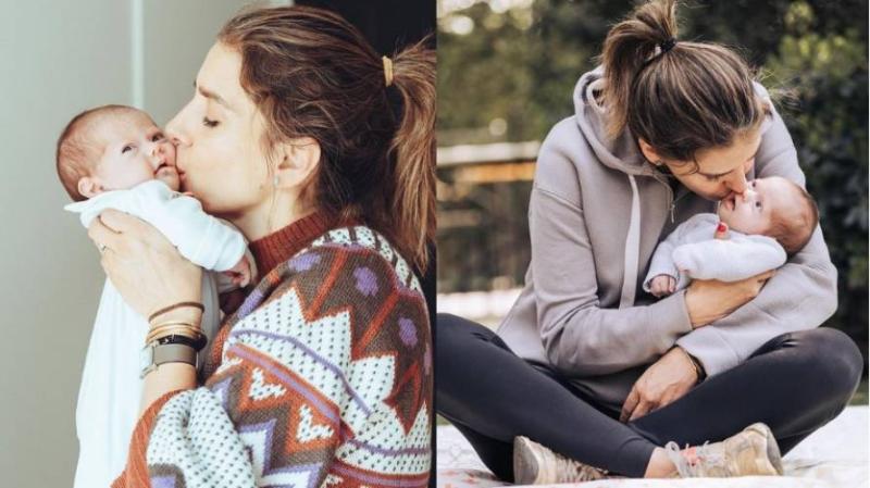 María Luisa Godoy y su hijo Domingo