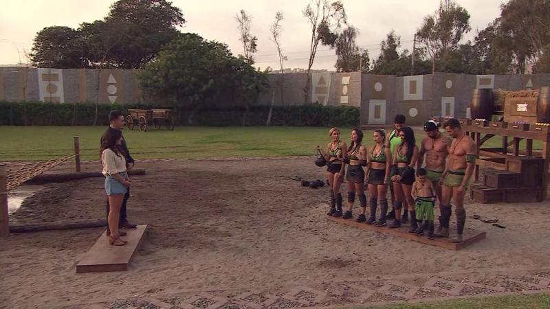 El equipo verde de Miguelito después de la prueba