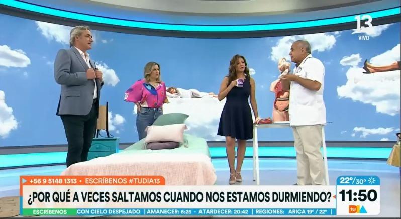 Dr. Ugarte explicó por qué a veces saltamos cuando nos estamos durmiendo