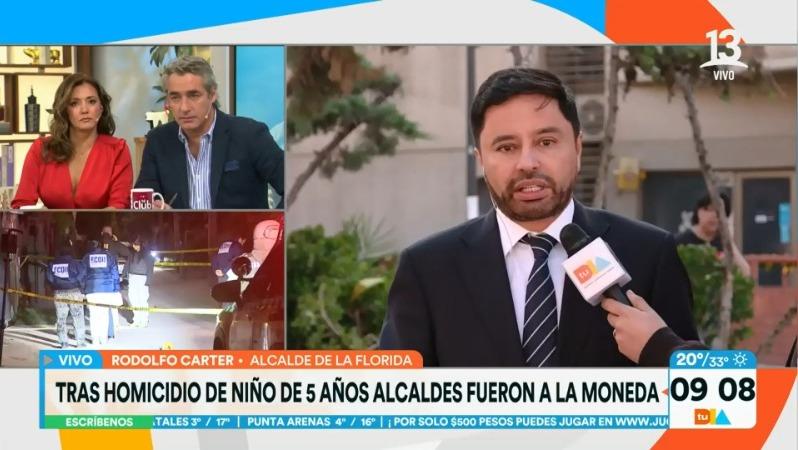 "Muy triste y muy frustrante": Alcalde Carter tras reunión con subsecretario Monsalve por seguridad