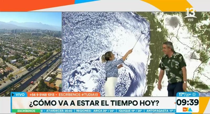 Michelle Adam entregó pronóstico del tiempo para este martes 19 de diciembre