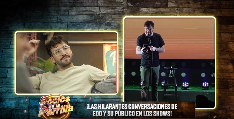 Edo Caroe, Tomás Leiva y Alejandro Barros llegaron a "Socios de la parrilla"