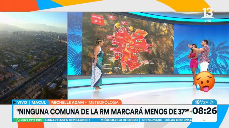 Santiago podría registrar temperatura histórica este miércoles