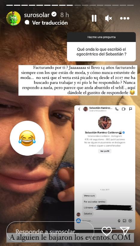 Respuesta de Suro Solar a Sebastián Ramírez