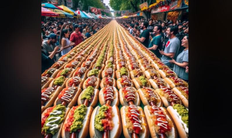 El completo más grande del mundo