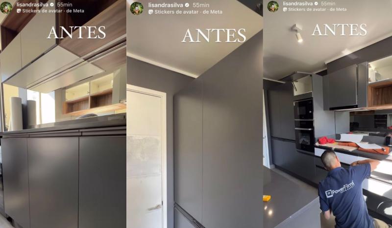 Lisandra Silva feliz con la remodelación de su cocina - Instagram