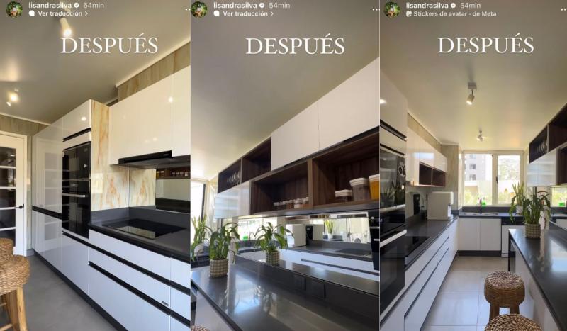 Lisandra Silva muestra el resultado final de la remodelación - Instagram