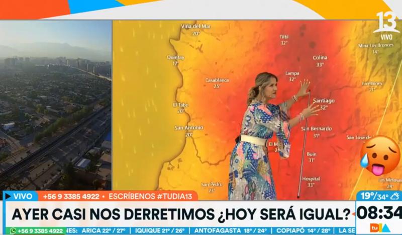 ¡Qué calor! 30 grados durante 8 horas