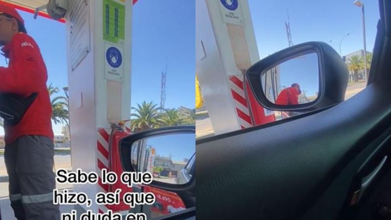 Joven denunció cobro de propina sin permiso en bencinera