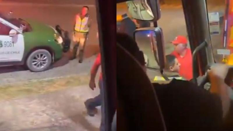 Sujeto amenaza a bomberos - Captura