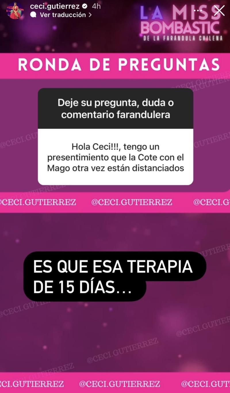 Cecilia Gutiérrez - Instagram