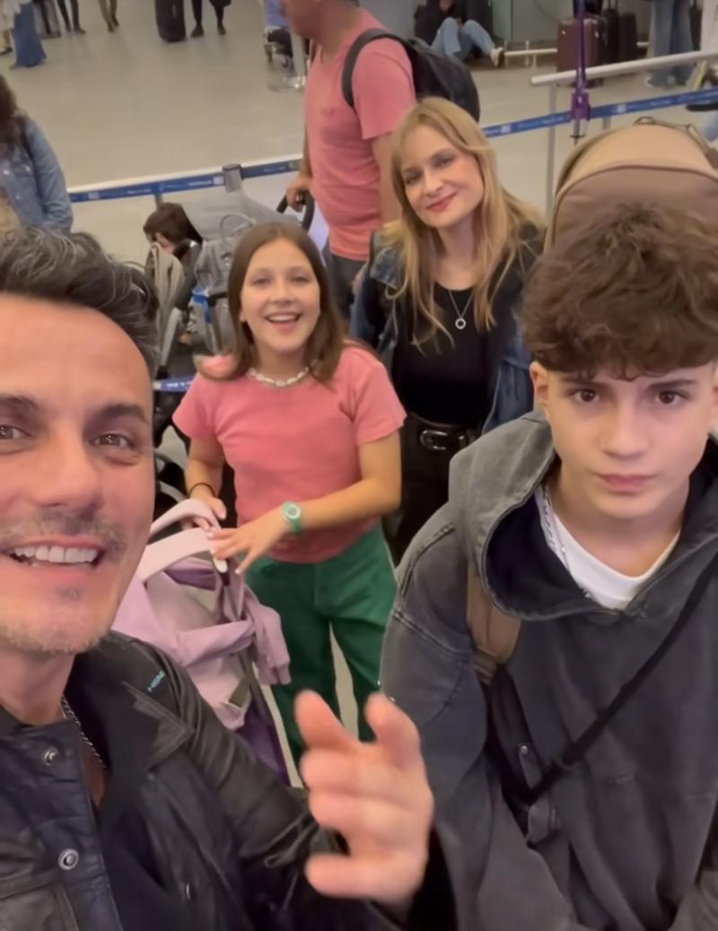 Sergio Lagos muestra lo grande que están sus dos hijos con Nicole