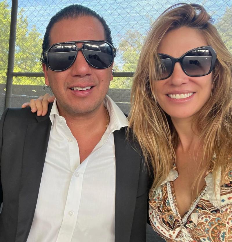 Belén Hidalgo y su pareja Pablo Ormeño