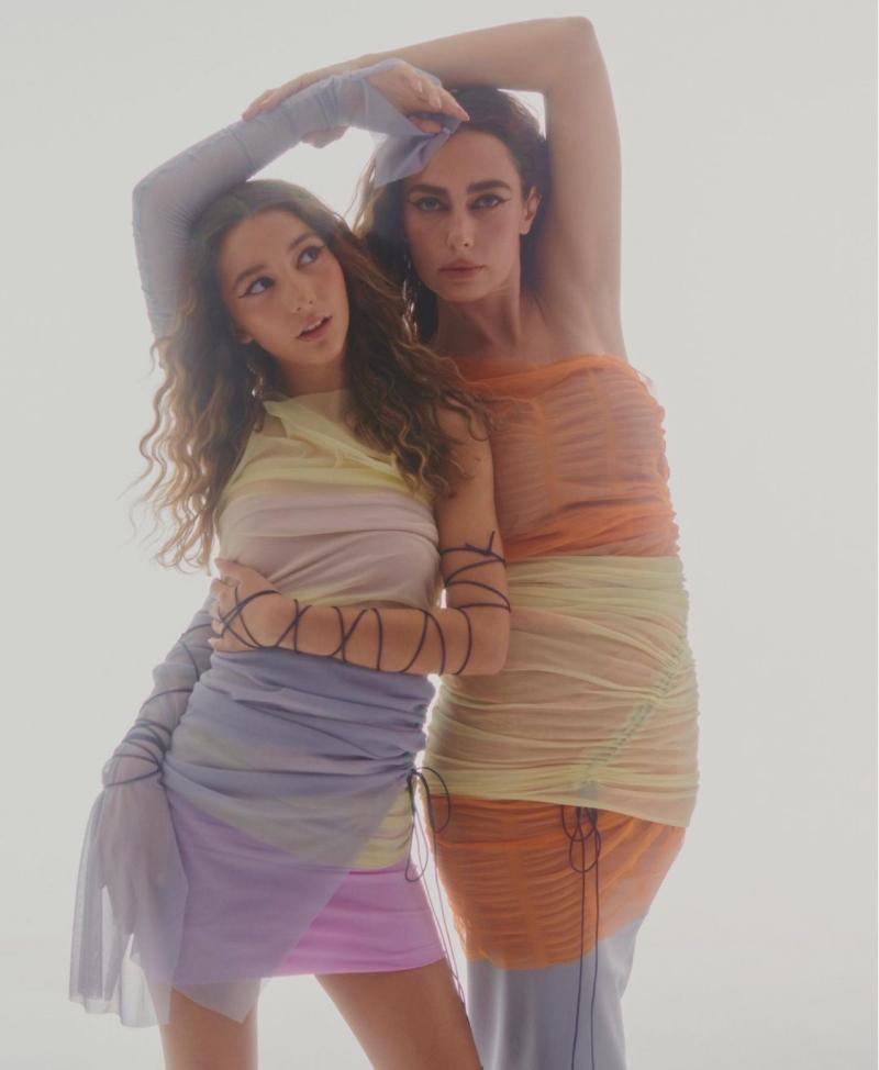 Javiera Díaz de Valdés y su hija Rosa Mackenna