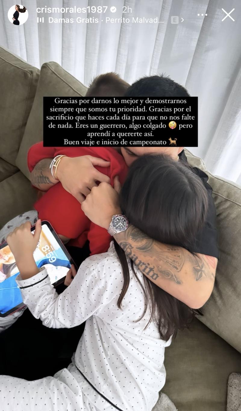 Cristina Morales dedica romántico mensaje a Gary Medel