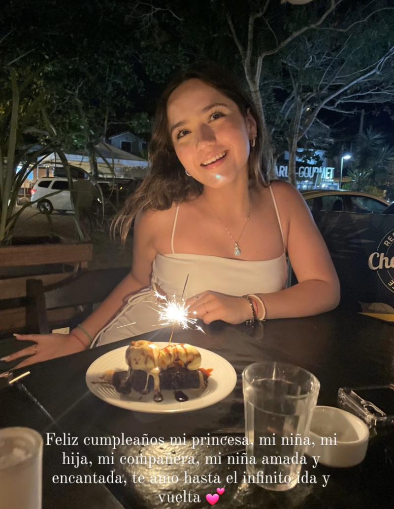 Hija de Michelle Adam cumplió 16 años