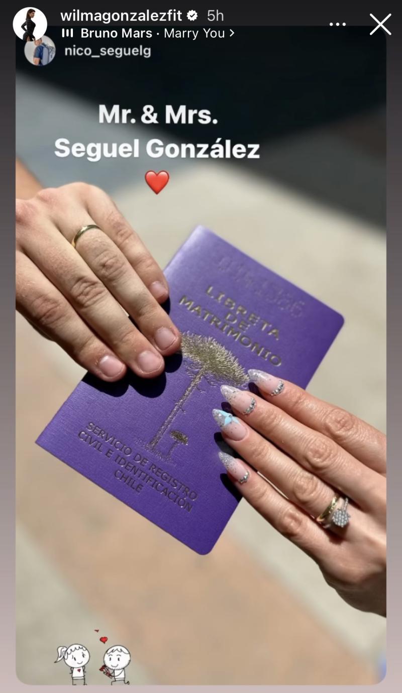 Matrimonio de Wilma González