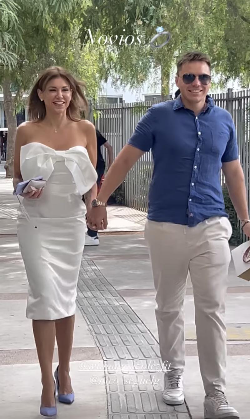Wilma González y Nicolás Seguel - Instagram