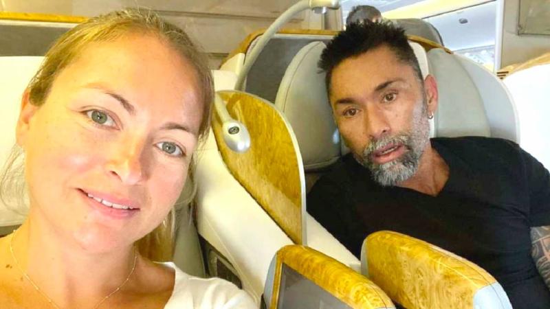 Paula Pavic y Marcelo Ríos