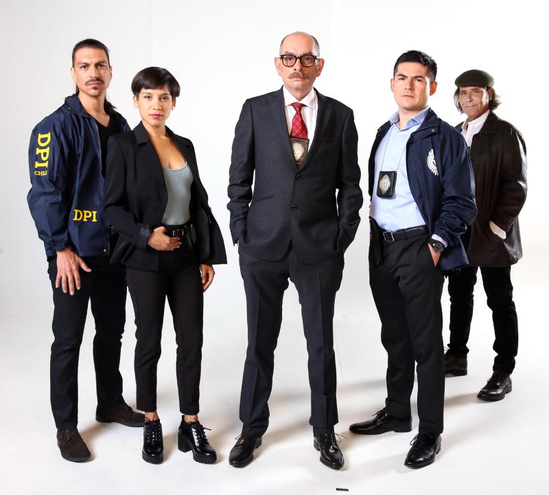 Policías en "Secretos de familia"