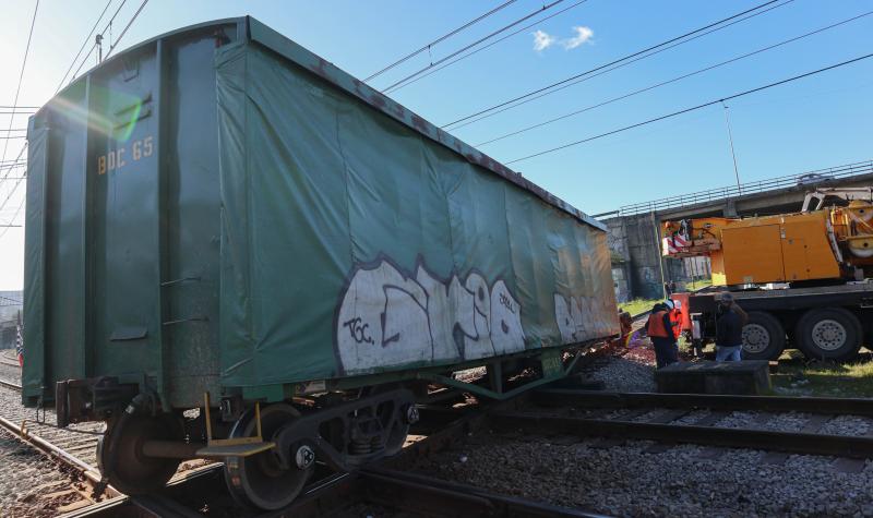 Tren de carga en Concepción