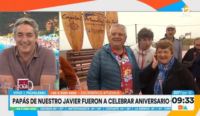 Productor se encuentra con sus padres en Tu Día