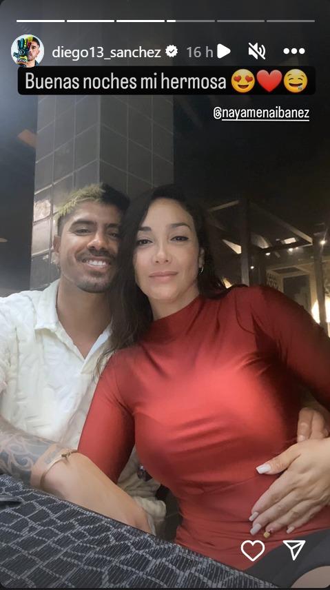 Diego Sánchez y su nueva pareja