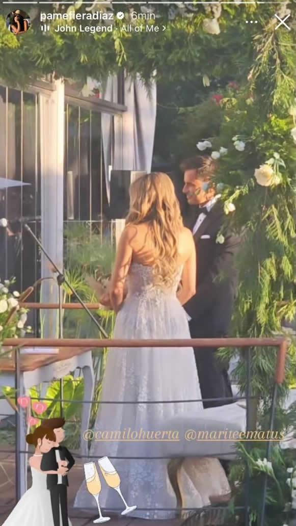 Marité Matus y Camilo Huerta