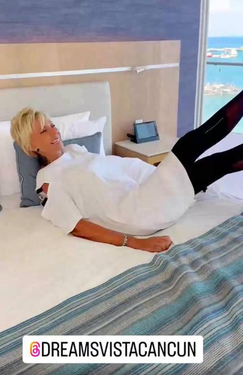 Raquel Argandoña y sus vacaciones