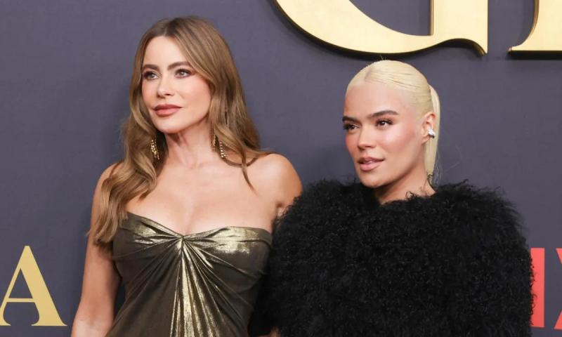 Sofía Vergara y Karol G en la premiere de "Griselda"