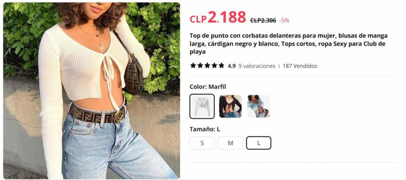 Screenshoot AliExpress