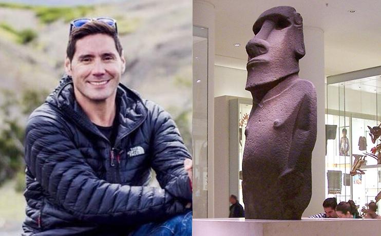 Pancho Saavedra se unió a campaña para traer de regreso a moai