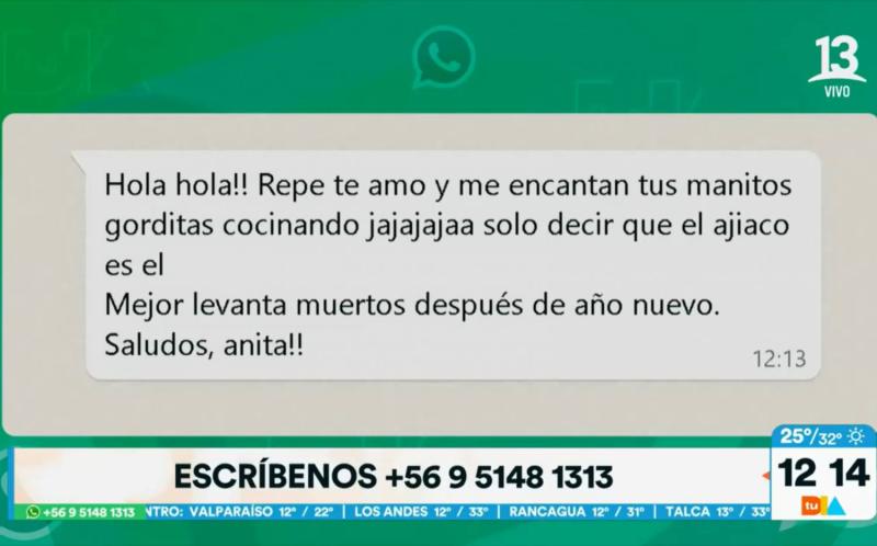 El coqueto piropo a José Luis Repenning