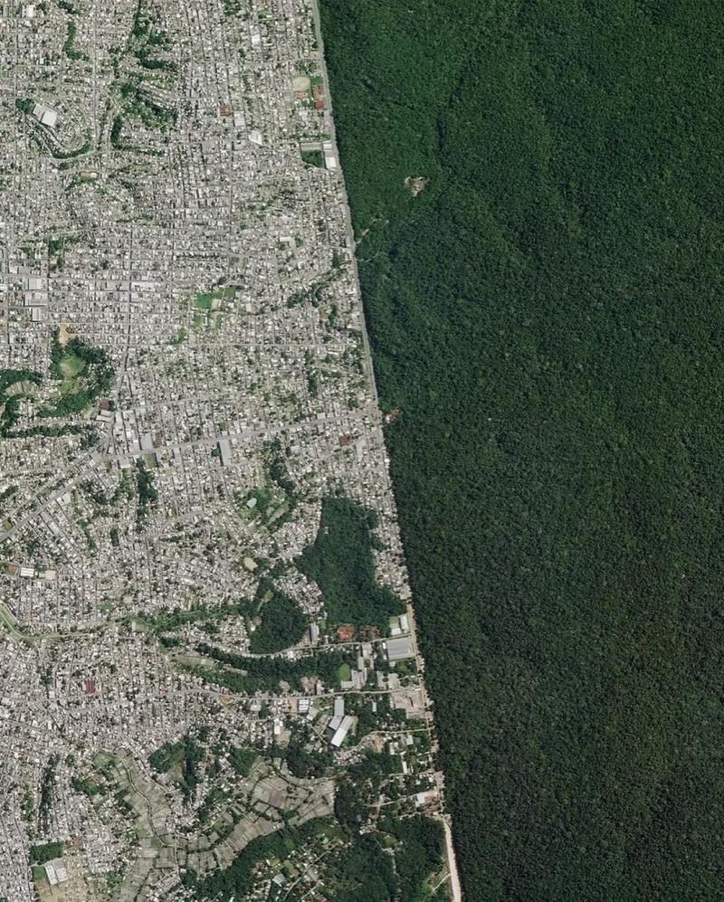 Límite entre Amazonas y Manaos. Créditos: AFP