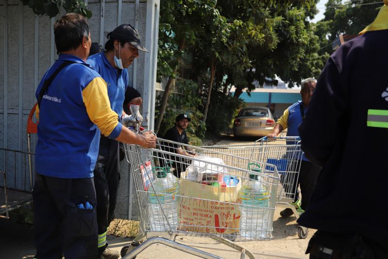 Centros de acopio en la RM - Agencia UNO