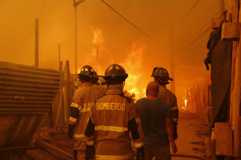 Incendio causó preocupación de Rey Carlos III - Créditos: Agencia Uno