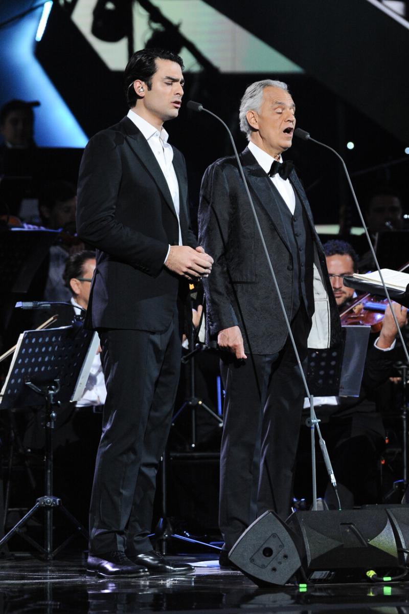 Andrea y Matteo Bocelli - Créditos: Agencia Uno