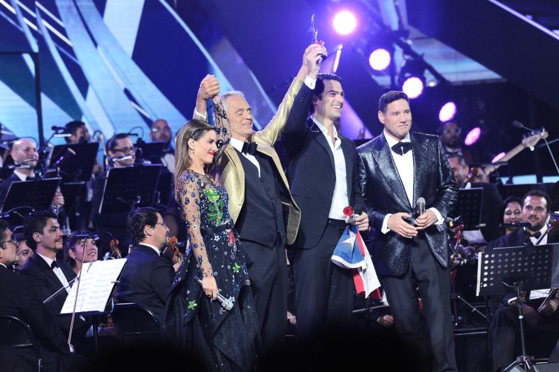 Priscilla Vargas conoció a Matteo Bocelli, hijo de Andrea Bocelli