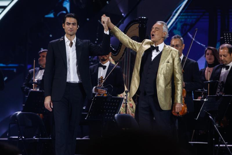 Andrea y Matteo Bocelli - Créditos: Agencia Uno