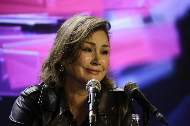 Javiera Contador estalló en llanto tras su fallida presentación en Viña del Mar. (Agencia UNO)