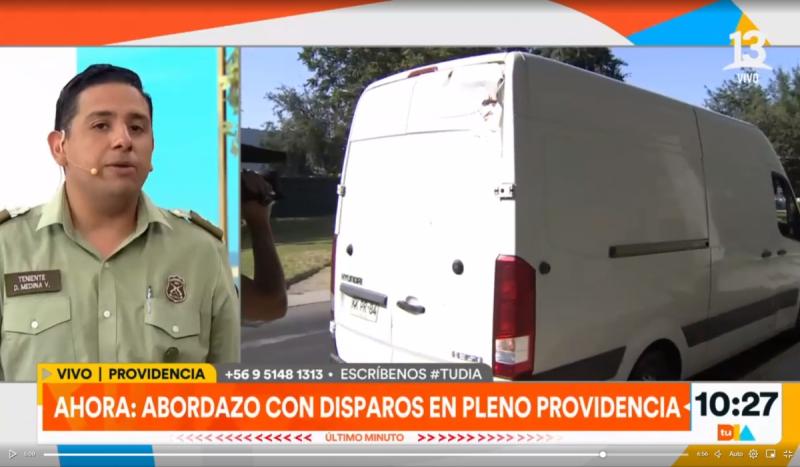 Abordazo en Providencia