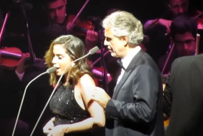 Anitta y Andrea Bocelli