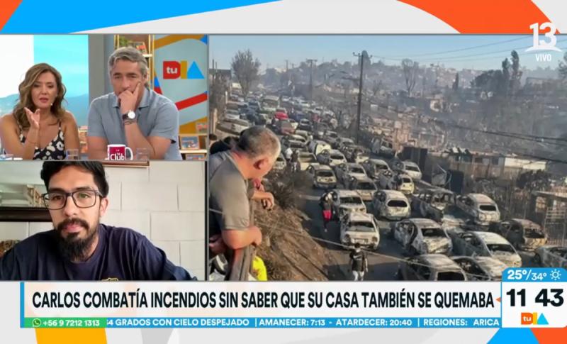 Bombero pierde su casa - Tu Día