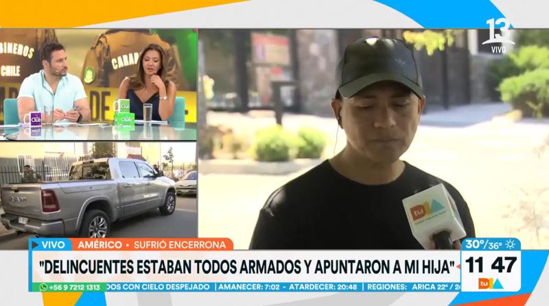 Américo entregó detalles de la violenta encerrona que vivió