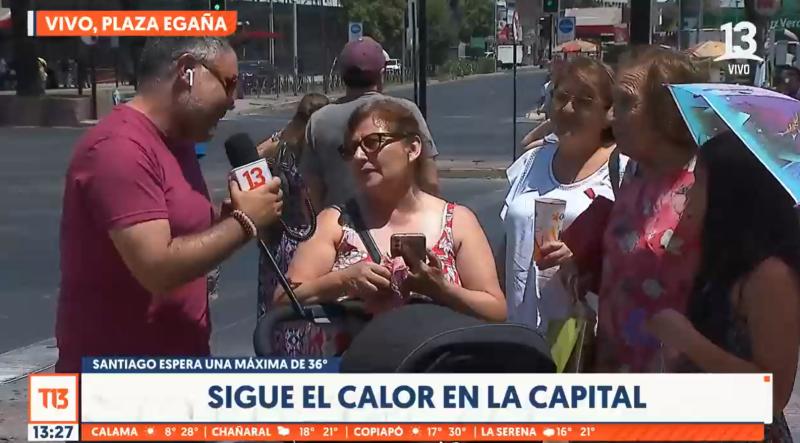 Gianfranco Marcone recibió el cariño en las calles de Santiago - Captura T13
