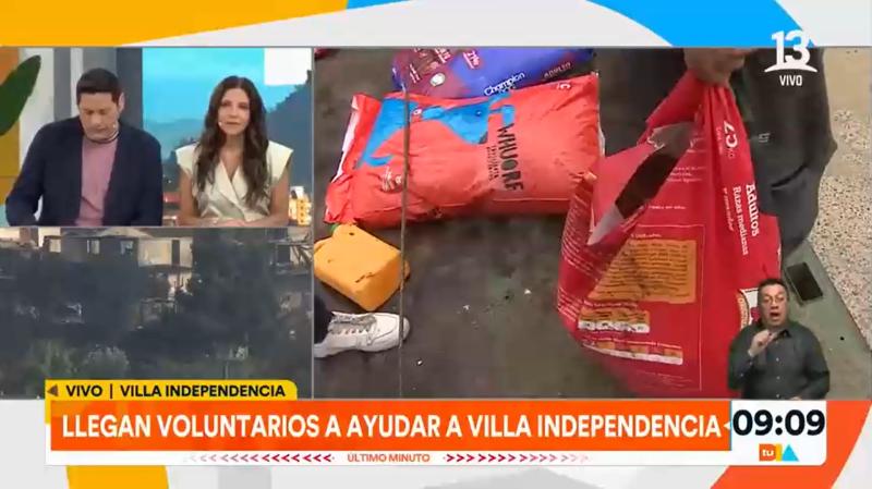 Amigos de Paine viajaron hasta Villa Independencia para ayudar