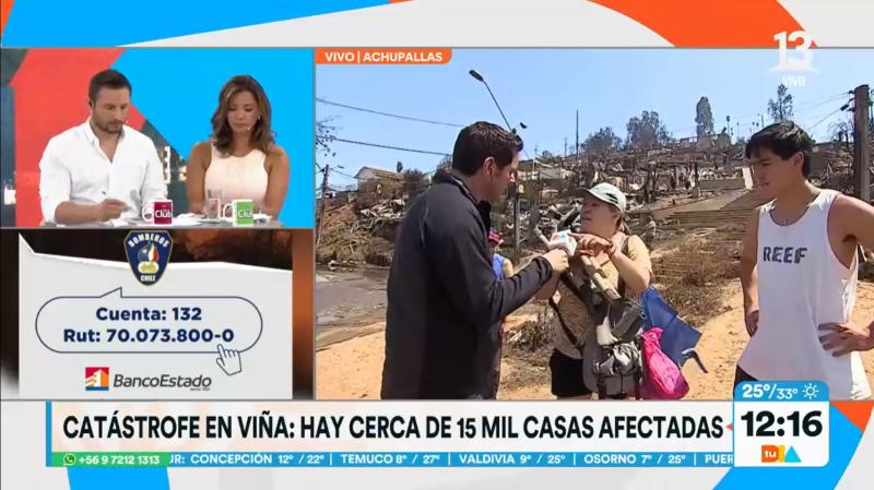 Revisa los canales oficiales para donar a la región de Valparaíso