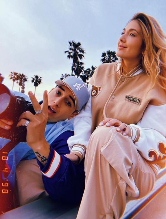Ignacio Díaz junto a su ex pareja, la influencer Disley Ramos. (@ignaciodiazsb)