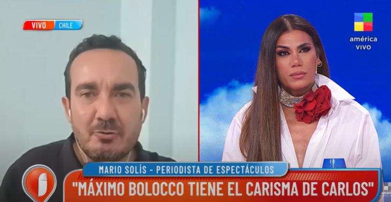 El programa "Intrusos" de Argentina repasó el debut televisivo de Máximo Menem.