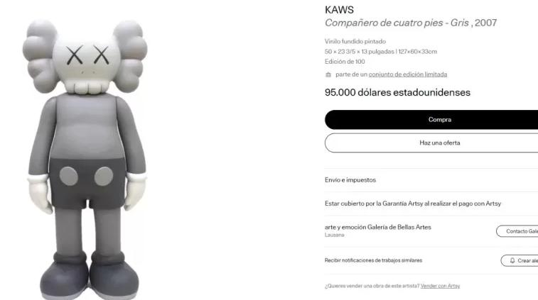 La figura que tienen Nicolás y Guarén en su departamento - Créditos: Captura